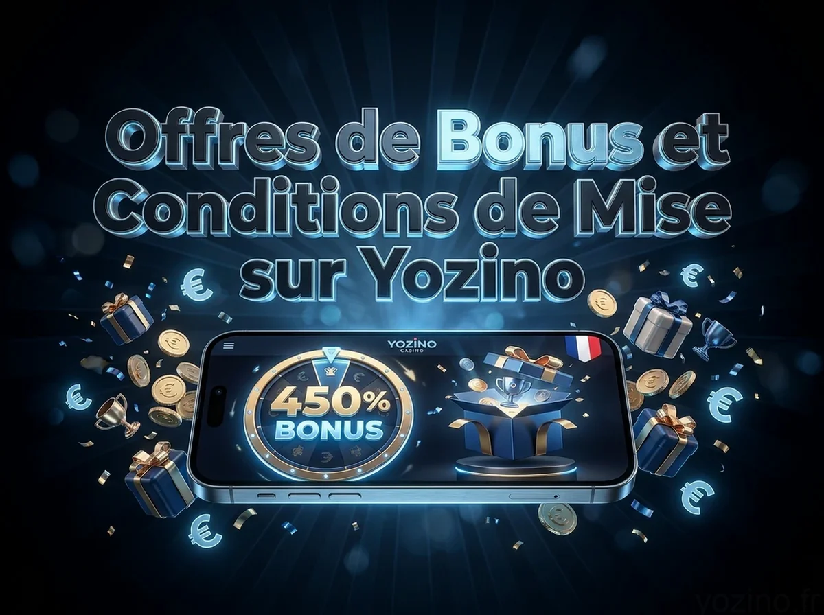 Offres de Bonus et Conditions de Mise sur Yozino